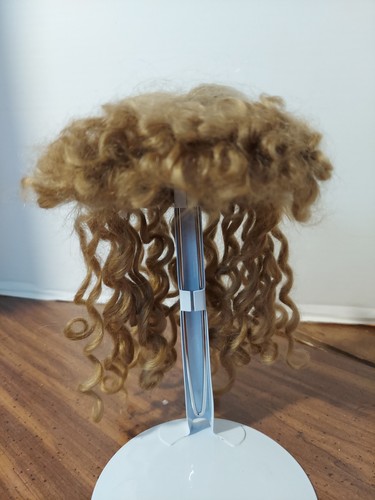 Blonde mohair doll wig approx - doll,